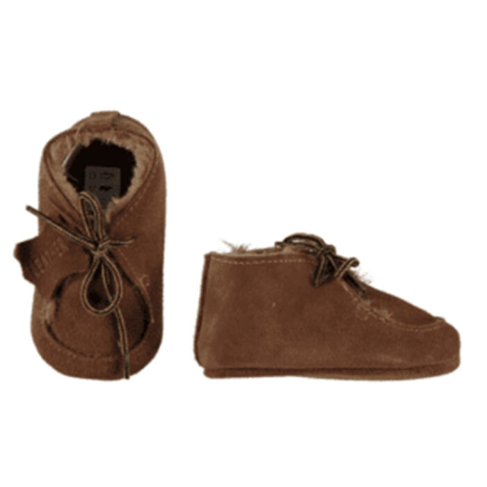 XQ FOOTWEAR XQ Baby Pantoffels Echt Leer Met Vacht 63990100