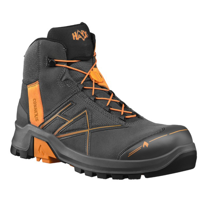 Haix Connexis Safety+ GTX Mid Grey Orange 631012 S3