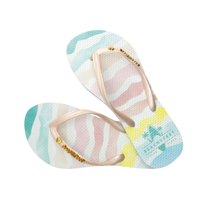 BeachyFeet Dames Teenslippers Suenos De Verano - Afbeelding 3