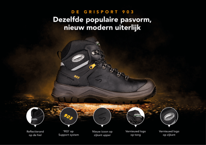 Grisport Safety 903 L | 803 L 33148  S3 Zwart (DECEMBERAANBIEDING!) - Afbeelding 5