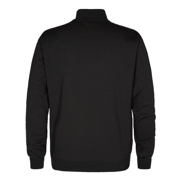 Engel Workwear Engel Sweatshirt met Kraag Zwart 8024-233 - Afbeelding 2