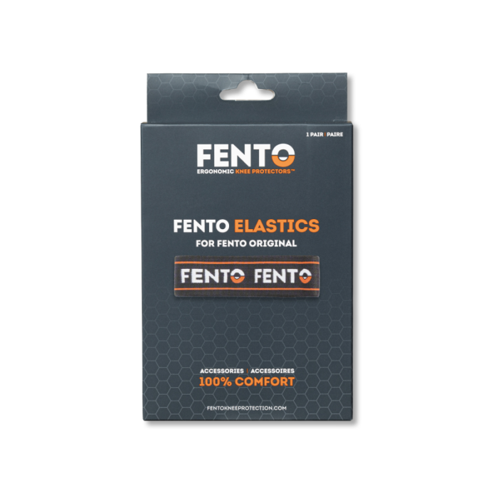 Fento Kniebeschermer Set Elastieken Original 053 - Afbeelding 2