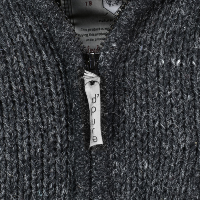 Pure Wool herenvest Tim WJK -1323  Antraciet (Verbouwing) - Afbeelding 3