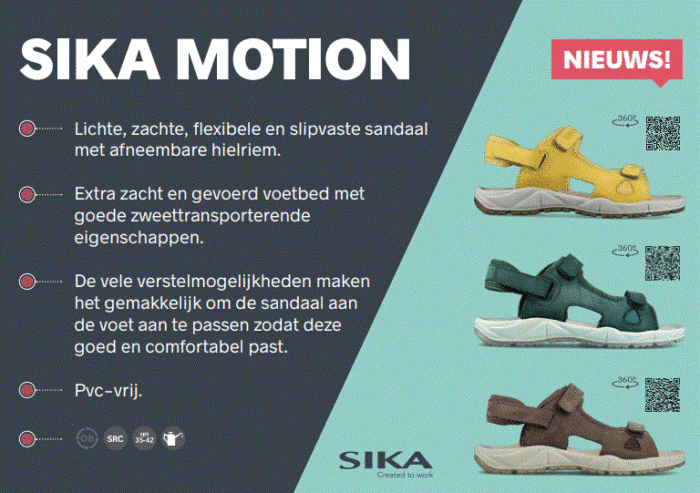 Sika Exclusive Sika 22224 Motion Sandaal Groen - Afbeelding 2