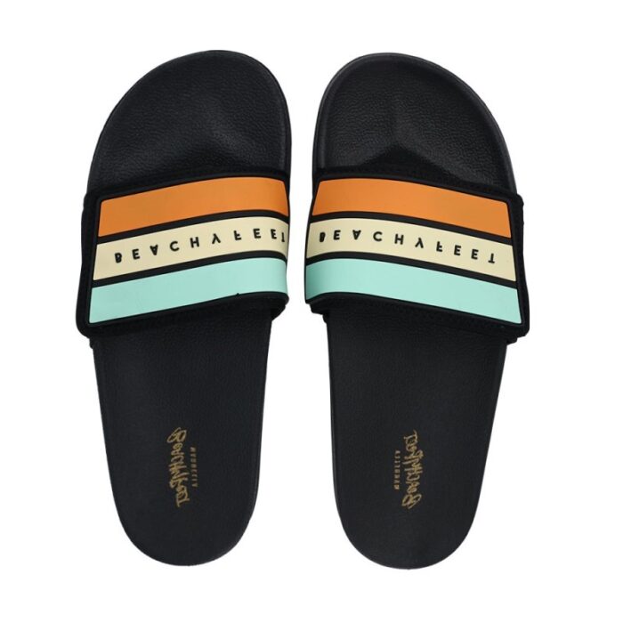 BeachyFeet Dames Poolside Slides Vibras De Verano