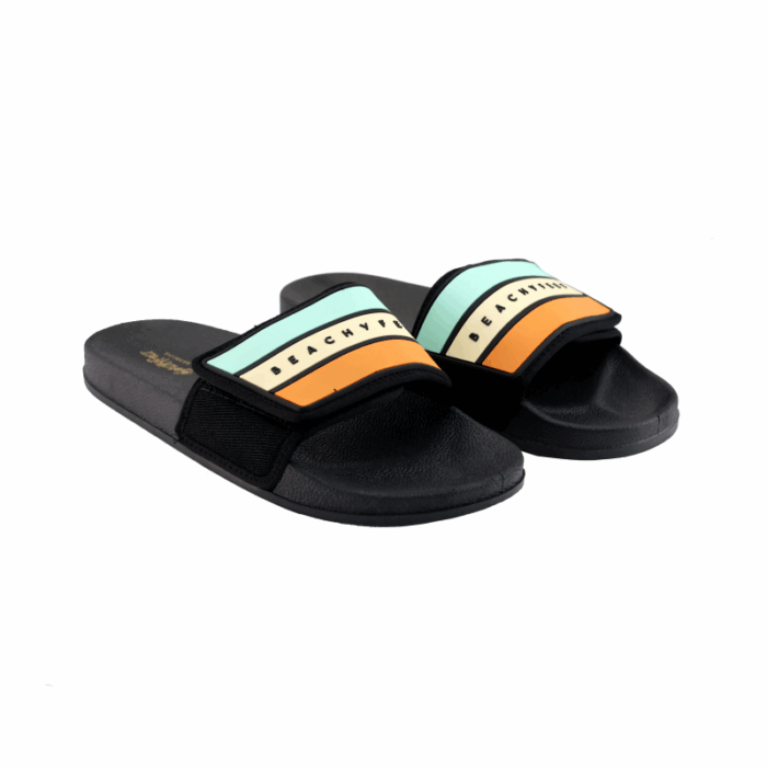 BeachyFeet Dames Poolside Slides Vibras De Verano - Afbeelding 2