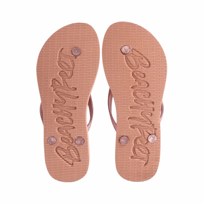 BeachyFeet Dames Teenslippers Rose Shimmer - Afbeelding 2