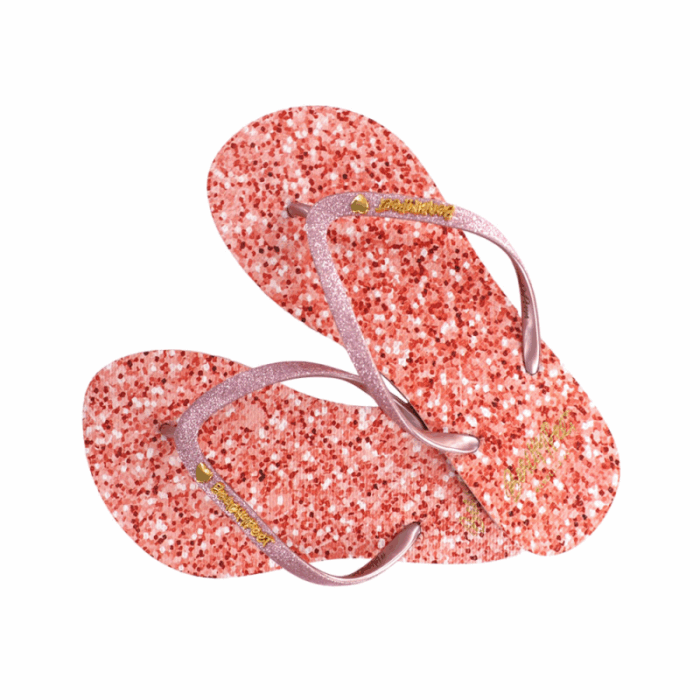 BeachyFeet Dames Teenslippers Rose Shimmer - Afbeelding 3