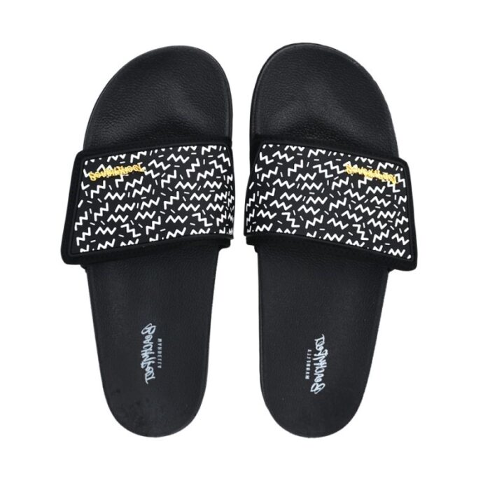 BeachyFeet Heren Strandslipper Slides Luces De Neon