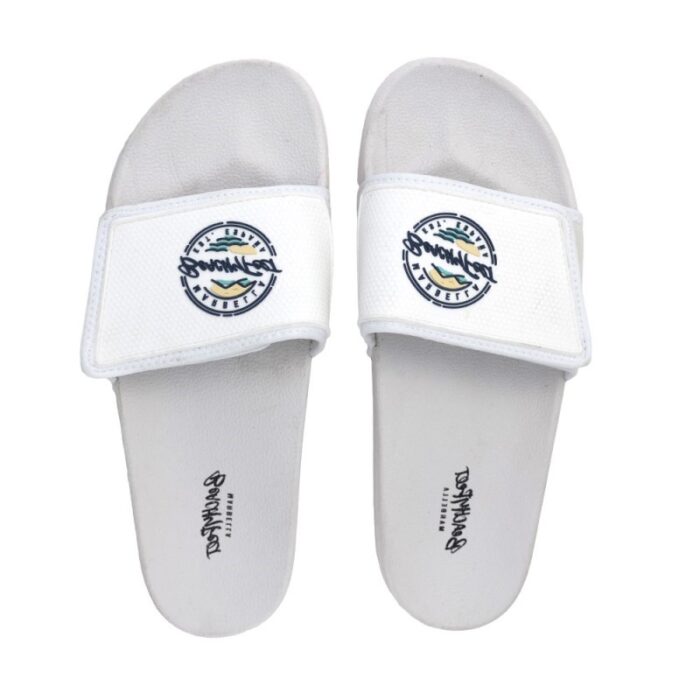 BeachyFeet Heren Strandslipper Slides Playero Blanco