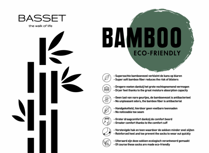 Import Bamboo 31070 T-Shirt V Hals - Afbeelding 3